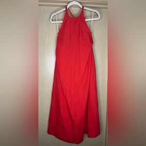 Free People Vibrant Red Maxi Dress